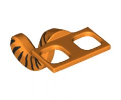 Minifigure, Body Wear Costume Tail Cat with Black Tiger Stripes Pattern (BAM)