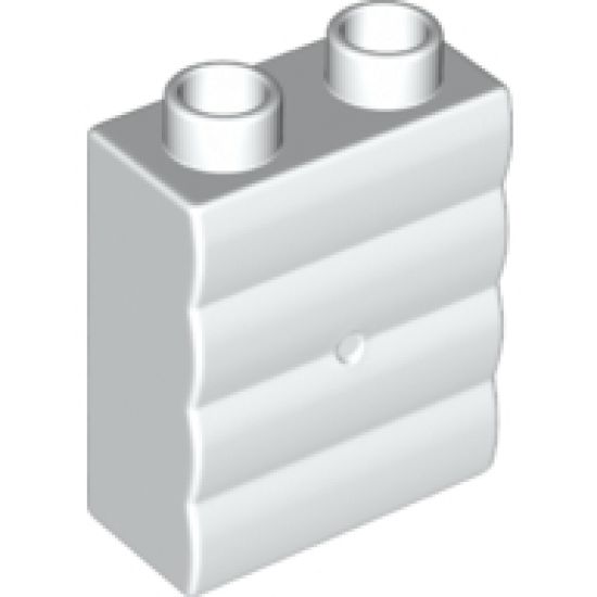 Duplo, Brick 1 x 2 x 2 with Log Profile (Brick Profile)