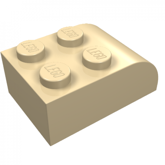 Slope, Curved 3 x 2 x 1 with Four Studs