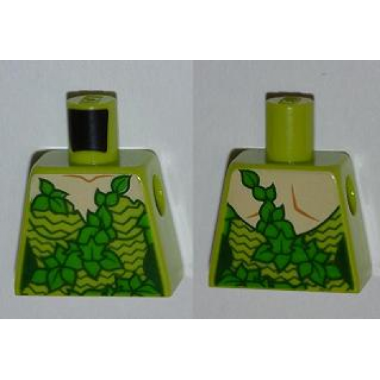 Torso Batman Poison Ivy Plant Foliage Pattern
