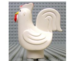 Duplo, Animal Chicken, Rooster, Eyes Front