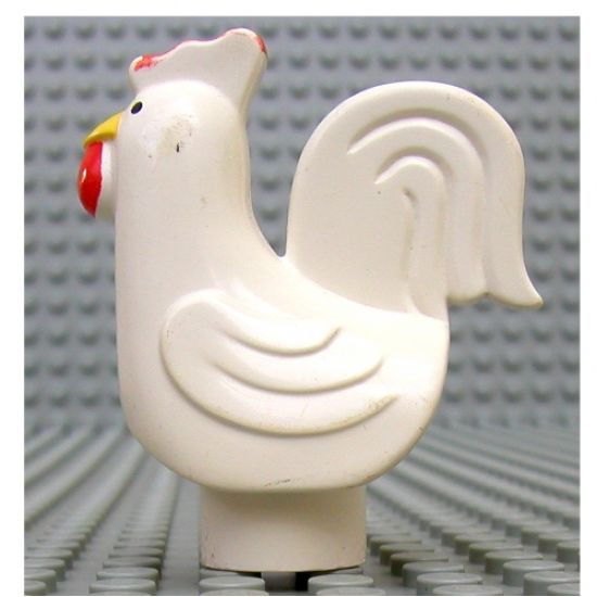 Duplo, Animal Chicken, Rooster, Eyes Front