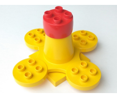 Duplo Merry-Go-Round Large with Red Cap, Four Seats and 4 x 4 Base