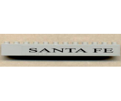 Brick 1 x 12 with 'SANTA FE' Pattern (Sticker) - Set 10020