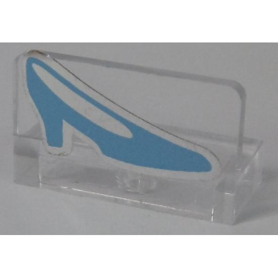Panel 1 x 2 x 1 with Blue Shoe Pattern (Sticker) - Set 41055