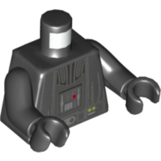 Torso SW Darth Vader TIE Advanced Pattern / Black Arms / Black Hands