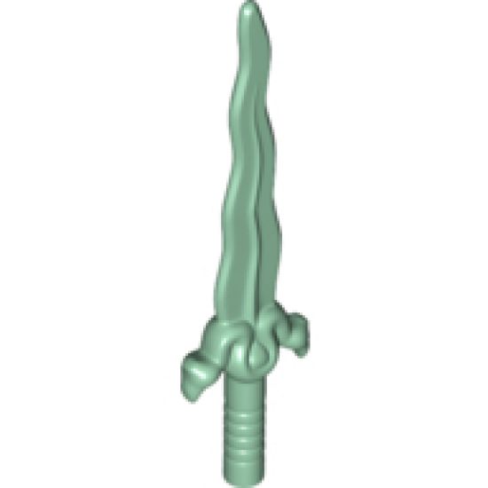 Minifigure, Weapon Sword, Curved Blade and Elaborate Hilt