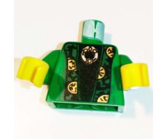 Torso Harry Potter McGonagall Green and Gold Trim Pattern / Green Arms / Yellow Hands