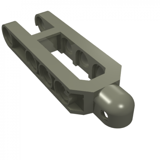 Technic, Steering Arm 6.5 x 2 with Tow Ball Socket Rounded, Un-Chamfered