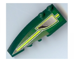 Wedge 6 x 2 Left with Stripe and Air Outlet Pattern (Sticker) - Set 8138