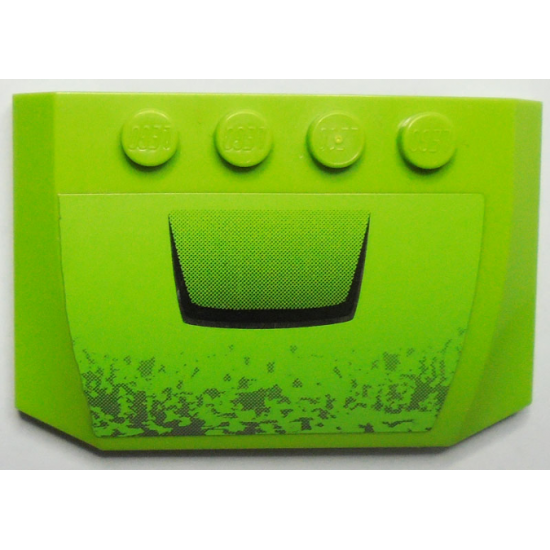 Wedge 4 x 6 x 2/3 Triple Curved with Air Vent and Worn Front Pattern (Sticker) - Set 8496