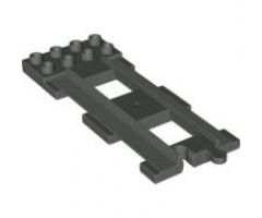 Duplo, Train Track End with 2 x 4 Plate on One End