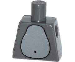 Torso Simpsons with Light Bluish Gray Stomach Pattern