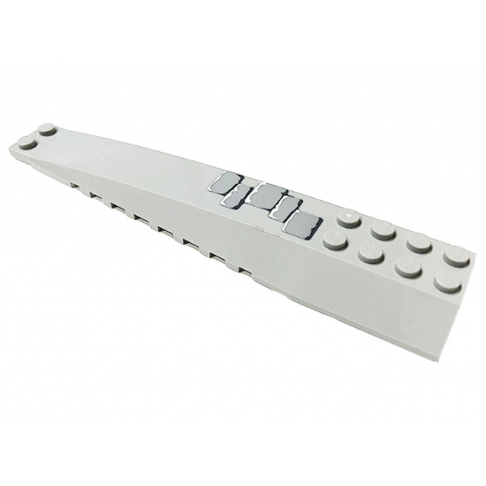 Wedge 16 x 4 Triple Curved with Bricks Pattern 2 (Sticker) - Set 71040