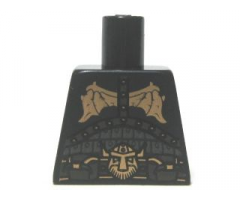 Torso Armor with Copper Dragon Wings, Dwarf Head Buckle and Pouches Pattern