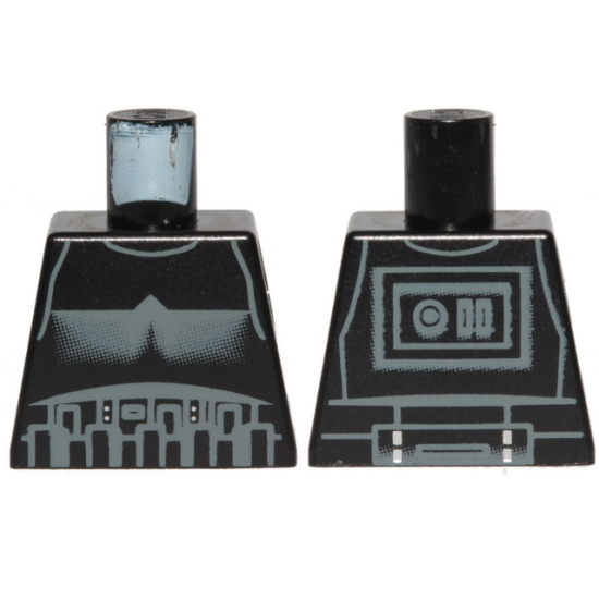 Torso SW Armor Shadow Trooper, Long Line on Back Pattern