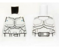 Torso SW Armor Special Forces Commander with Small Blue Triangles Pattern