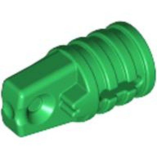 Hinge Cylinder 1 x 2 Locking with 1 Finger and Axle Hole on Ends with Slots