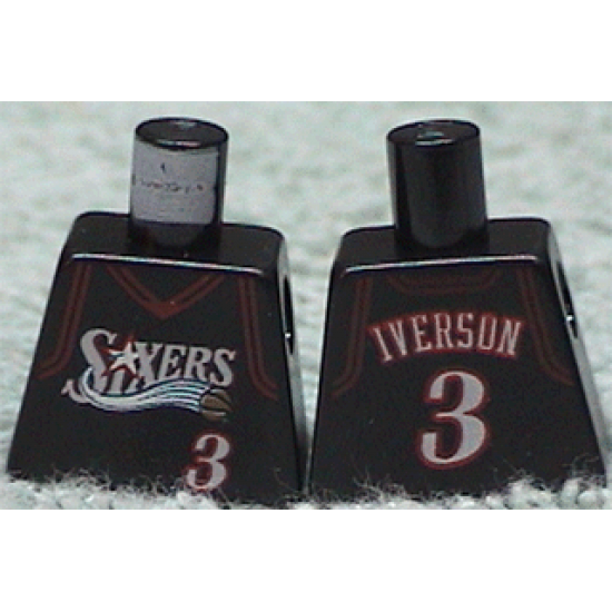 Torso NBA Philadelphia 76ers #3 (Black Jersey) Pattern