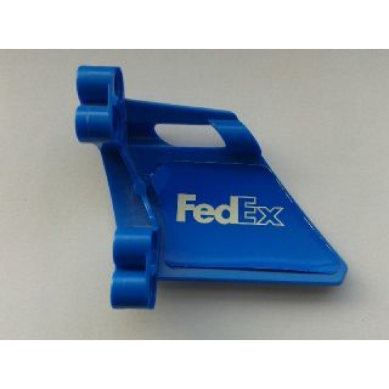 Technic, Panel Fairing #22 Large Short, Small Hole, Side A with 'FedEx' Pattern on Inside (Sticker) - Set 8461