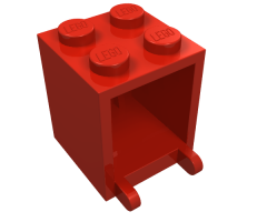 Container Box 2 x 2 x 2 - Solid Studs