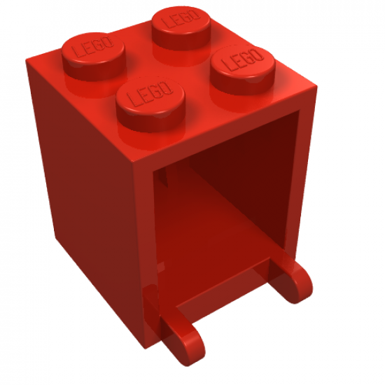 Container Box 2 x 2 x 2 - Solid Studs