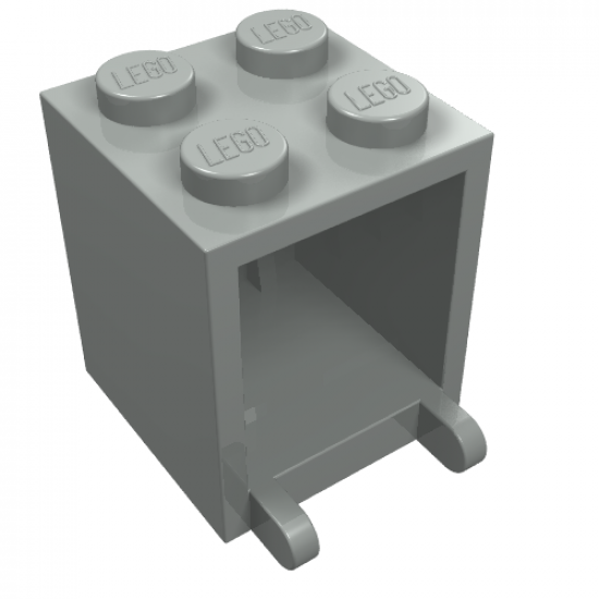 Container Box 2 x 2 x 2 - Solid Studs