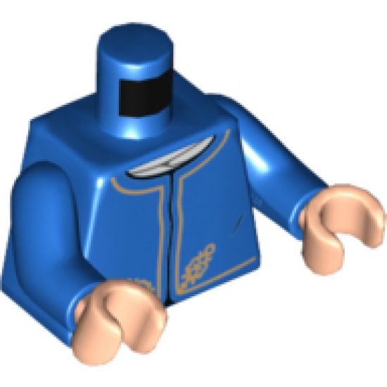 Torso SW Bespin Guard Pattern Dual Sided / Blue Arms / Light Nougat Hands