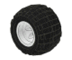 Wheel & Tire Assembly 43.2 x 28 Balloon Small with Black Tire 43.2 x 28 S Balloon Small (6580 / 6579)