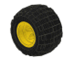 Wheel & Tire Assembly 43.2 x 28 Balloon Small with Black Tire 43.2 x 28 S Balloon Small (6580 / 6579)