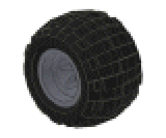 Wheel & Tire Assembly 43.2 x 28 Balloon Small with Black Tire 43.2 x 28 S Balloon Small (6580 / 6579)