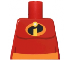 Torso Orange Belt and Incredibles Symbol Pattern (Mr. Incredible)