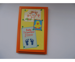 Scala Wall, Panel 6 x 10 with 'Baby Thomas 2000' and Drawings Pattern (Sticker) - Set 3152