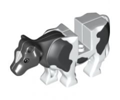 Animal, Body Part Cow Middle with Black Spots Pattern