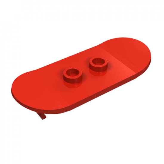 Minifigure, Utensil Skateboard with Mag Wheel Holders