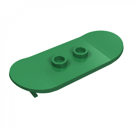Minifigure, Utensil Skateboard with Mag Wheel Holders