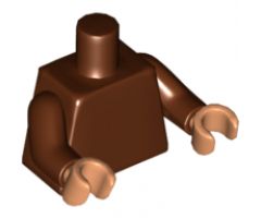 Torso Plain / Reddish Brown Arms / Nougat Hands