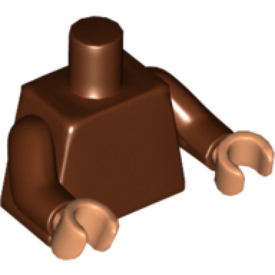 Torso Plain / Reddish Brown Arms / Nougat Hands