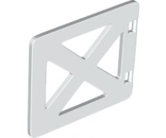 Duplo, Building Door / Window Pane 1 x 4 x 3 with Four Panes Cross Bars