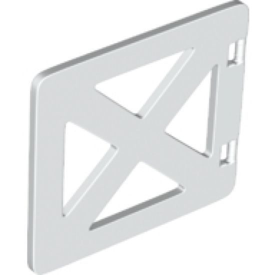 Duplo, Building Door / Window Pane 1 x 4 x 3 with Four Panes Cross Bars
