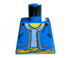 Torso Adventurers Orient Vest, Light Blue Shirt, Yellow Rope Belt Pattern