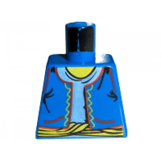 Torso Adventurers Orient Vest, Light Blue Shirt, Yellow Rope Belt Pattern