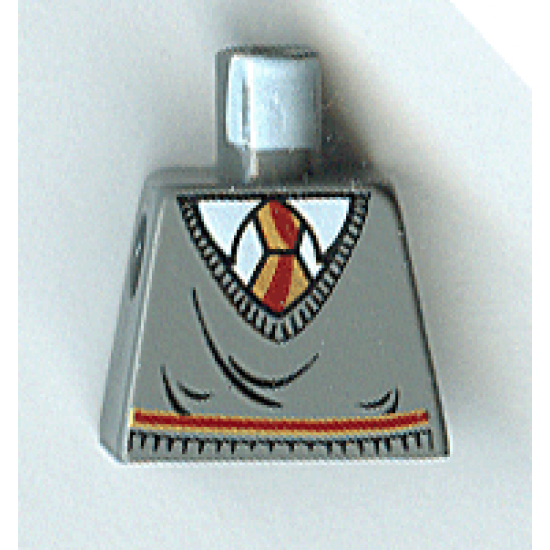 Torso Harry Potter Sweater and Tie Gryffindor Colors Pattern