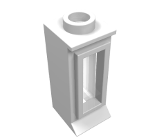 Window 1 x 1 x 2 with Extended Lip, with Glass