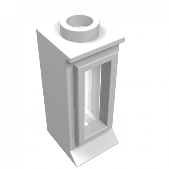 Window 1 x 1 x 2 with Extended Lip, with Glass