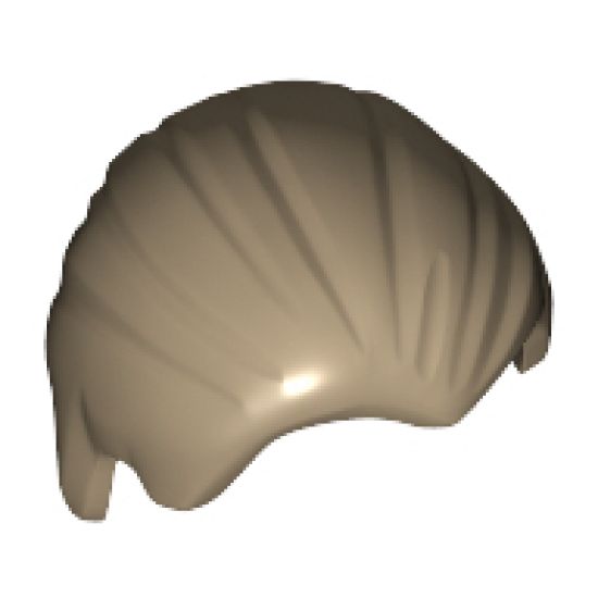 Minifigure, Hair Combed Front to Rear