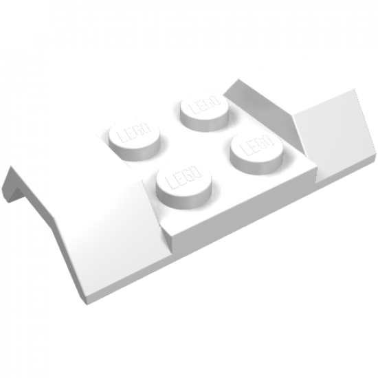 Vehicle, Mudguard 2 x 4 with Arch Smooth