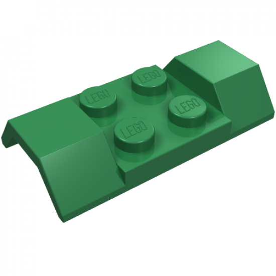 Vehicle, Mudguard 2 x 4 with Arch Smooth