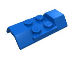 Vehicle, Mudguard 2 x 4 with Arch Smooth