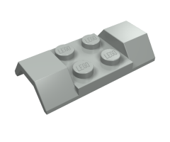 Vehicle, Mudguard 2 x 4 with Arch Smooth